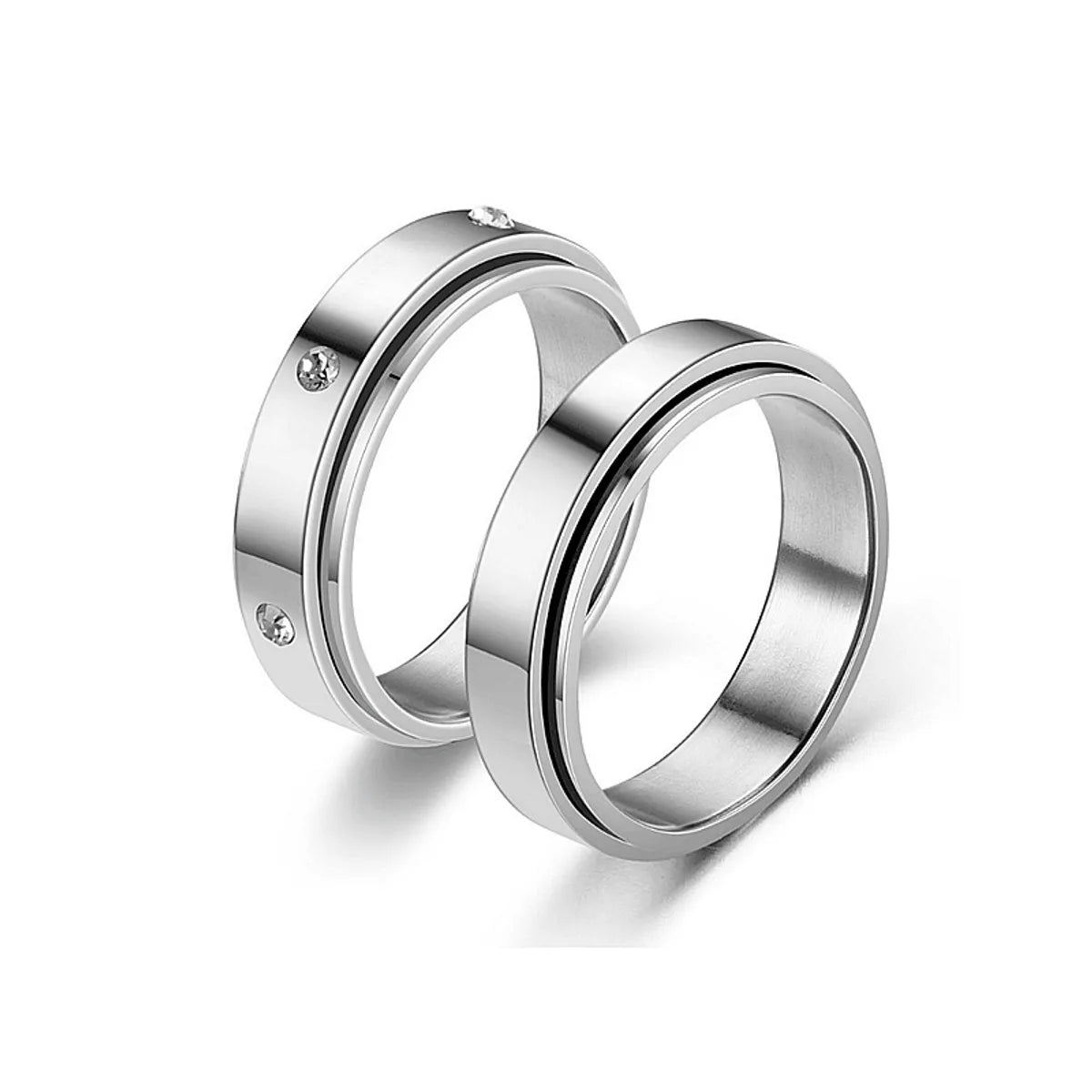 Wholesale Titanium Steel Rotatable Ring