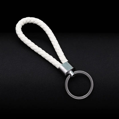 Wholesale Woven Leather Rope Keychain Car Key Ring Key Ring Pendant Activity Small Gift Key Chain Manufacturer