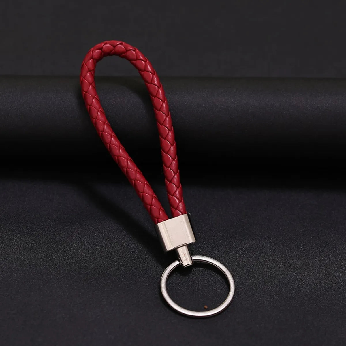 Wholesale Woven Leather Rope Keychain Car Key Ring Key Ring Pendant Activity Small Gift Key Chain Manufacturer