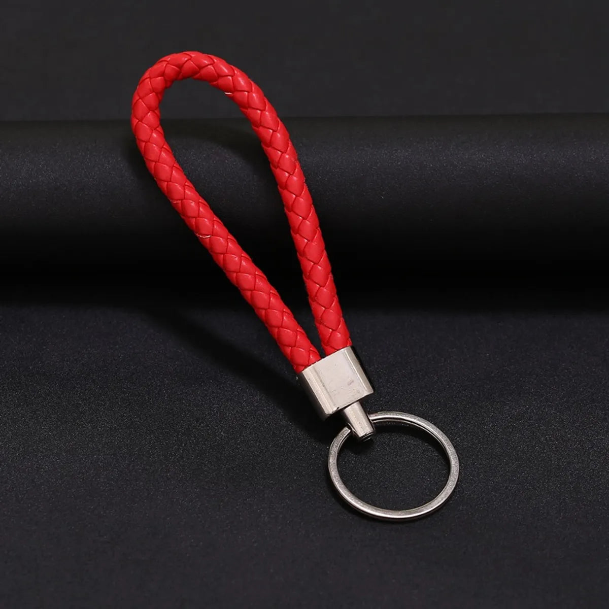 Wholesale Woven Leather Rope Keychain Car Key Ring Key Ring Pendant Activity Small Gift Key Chain Manufacturer