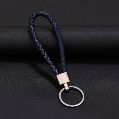 Wholesale Woven Leather Rope Keychain Car Key Ring Key Ring Pendant Activity Small Gift Key Chain Manufacturer