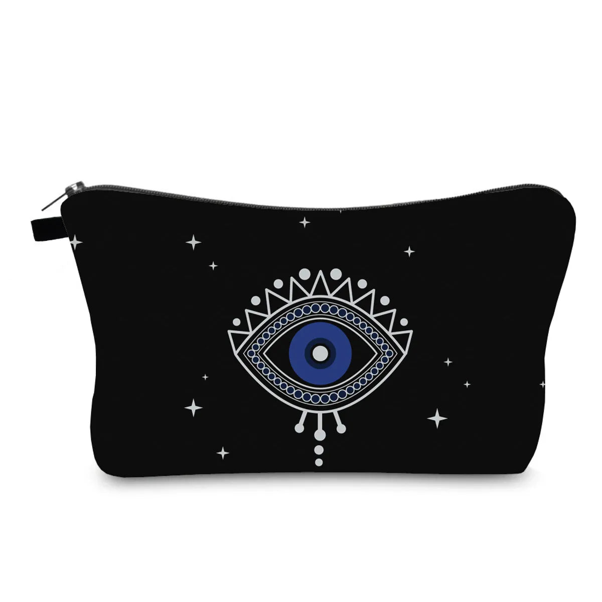 Women'S All Seasons Polyester Devil'S Eye Ethnic Style Square Zipper Cosmetic Bag