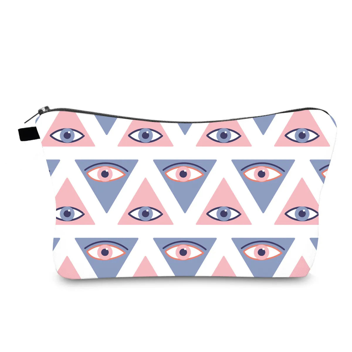 Women'S All Seasons Polyester Devil'S Eye Ethnic Style Square Zipper Cosmetic Bag