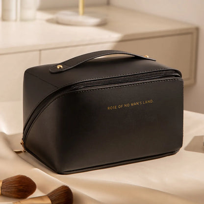 Women'S All Seasons Pu Leather Basic Cosmetic Bag