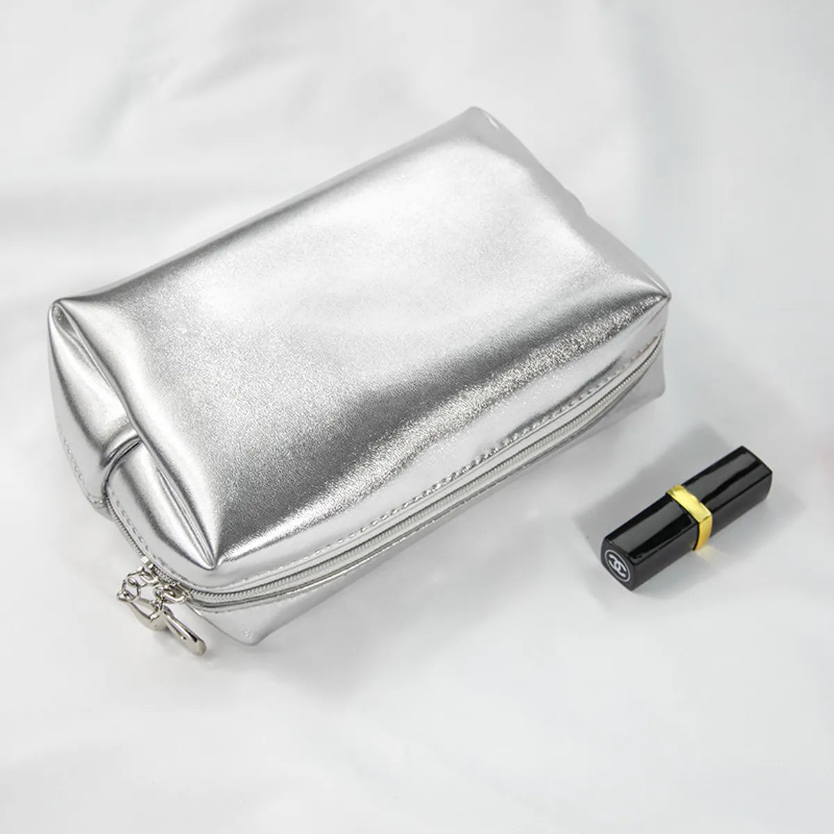 Women'S All Seasons Pu Leather Elegant Cosmetic Bag