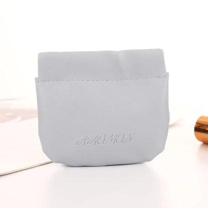 Women'S All Seasons Pu Leather Solid Color Simple Style Square Cosmetic Bag