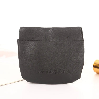 Women'S All Seasons Pu Leather Solid Color Simple Style Square Cosmetic Bag