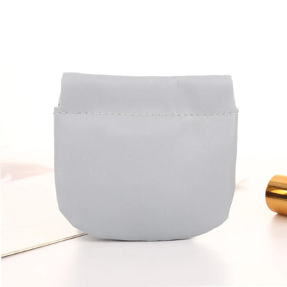 Women'S All Seasons Pu Leather Solid Color Simple Style Square Cosmetic Bag