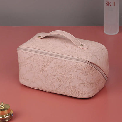 Women'S All Seasons Pu Leather Vacation Cosmetic Bag