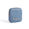 Women'S All Seasons Velvet Cloth Letter Fashion Zipper Cosmetic Bag