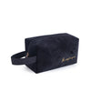 Women'S All Seasons Velvet Cloth Letter Fashion Zipper Cosmetic Bag