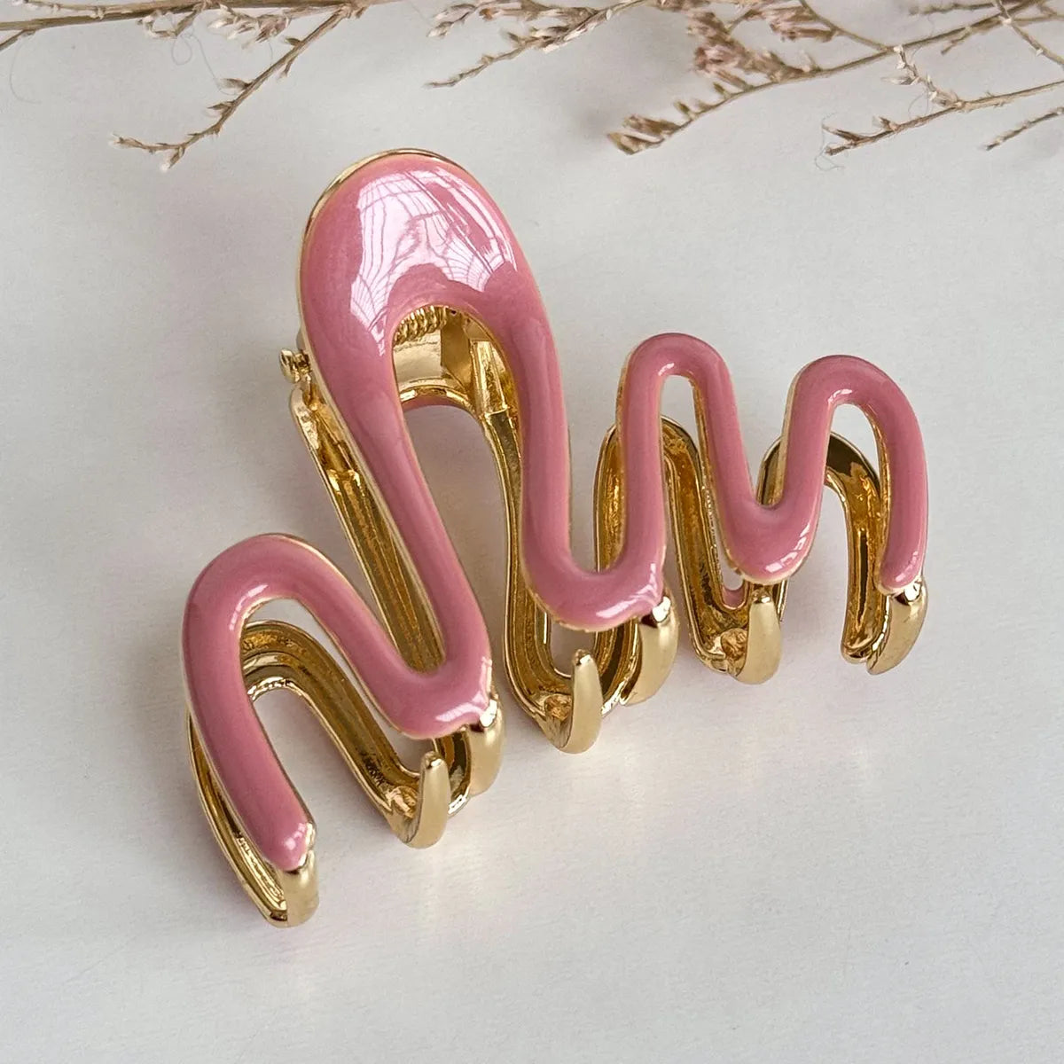 Women'S Basic Geometric Alloy Hair Claws