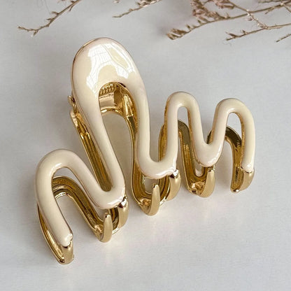 Women'S Basic Geometric Alloy Hair Claws