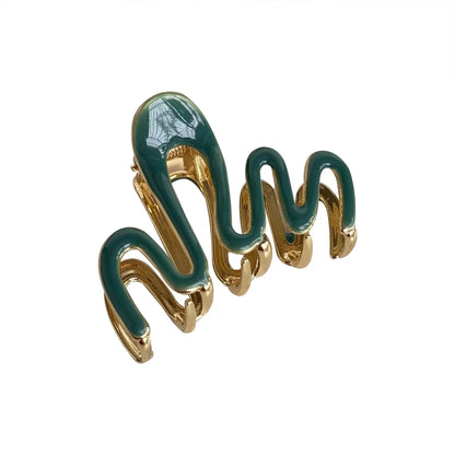 Women'S Basic Geometric Alloy Hair Claws