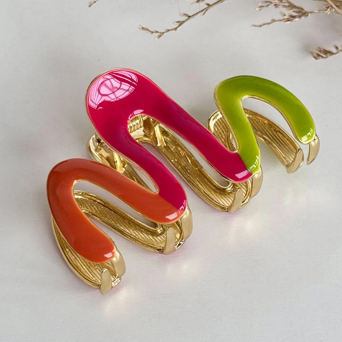 Women'S Basic Geometric Alloy Hair Claws