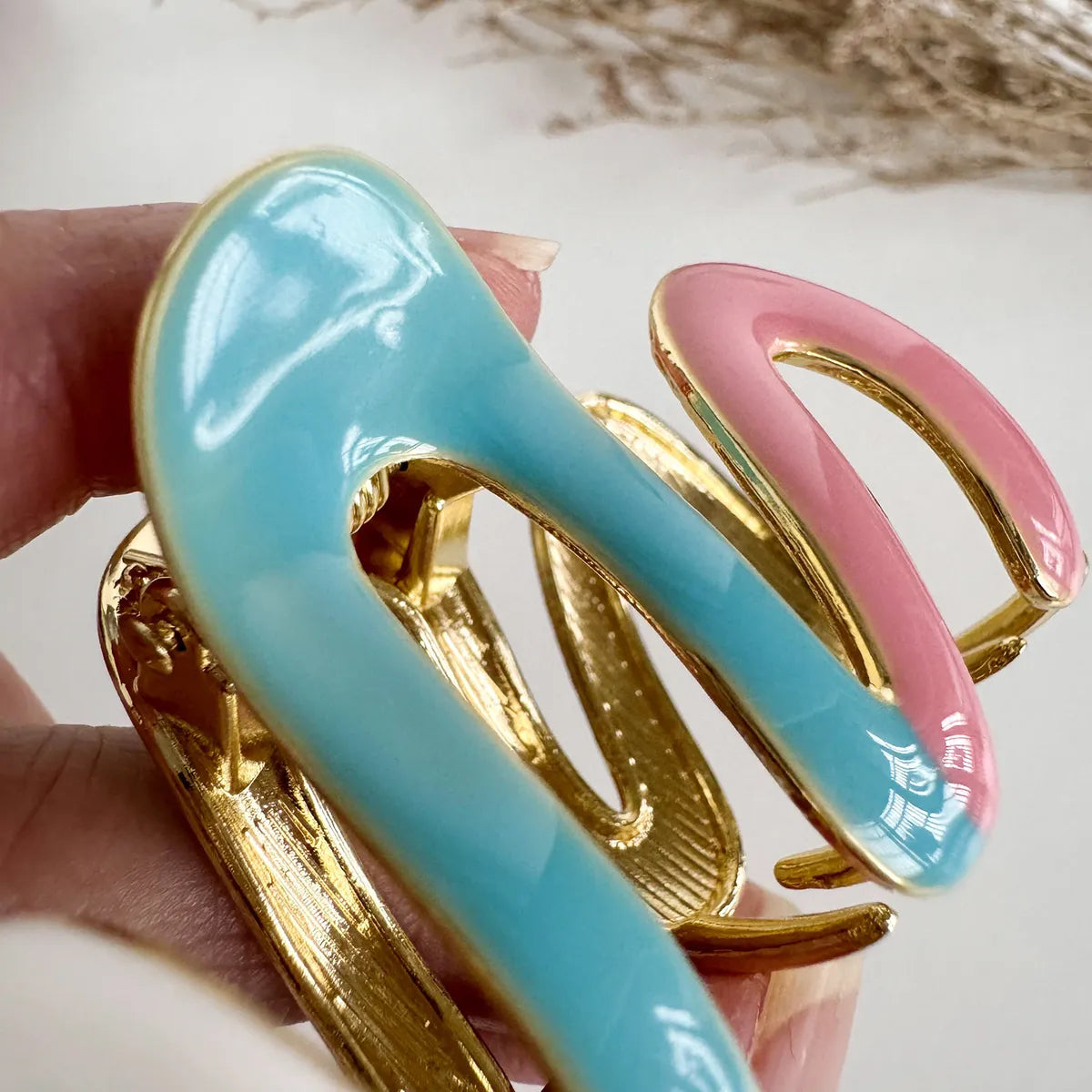 Women'S Basic Geometric Alloy Hair Claws