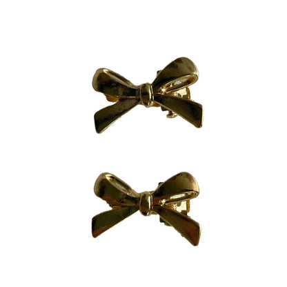 Women'S Basic Korean Style IG Style Bow Knot Metal Hair Clip