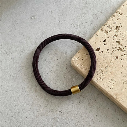 Women'S Basic Modern Style Classic Style Solid Color Hair Tie