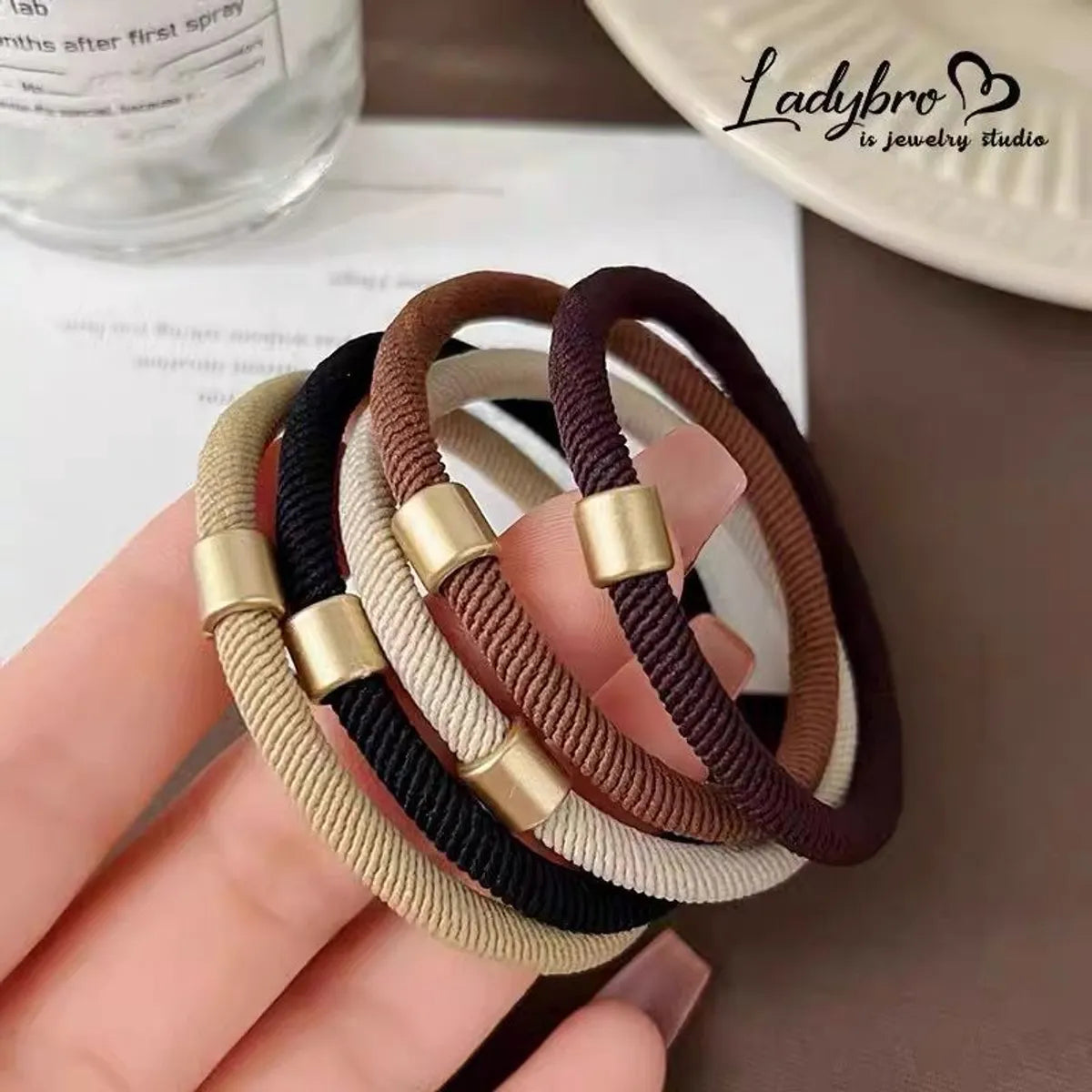 Women'S Basic Modern Style Classic Style Solid Color Hair Tie