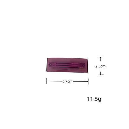 Women'S Basic Simple Style Classic Style Arc Injection Molding Hair Clip