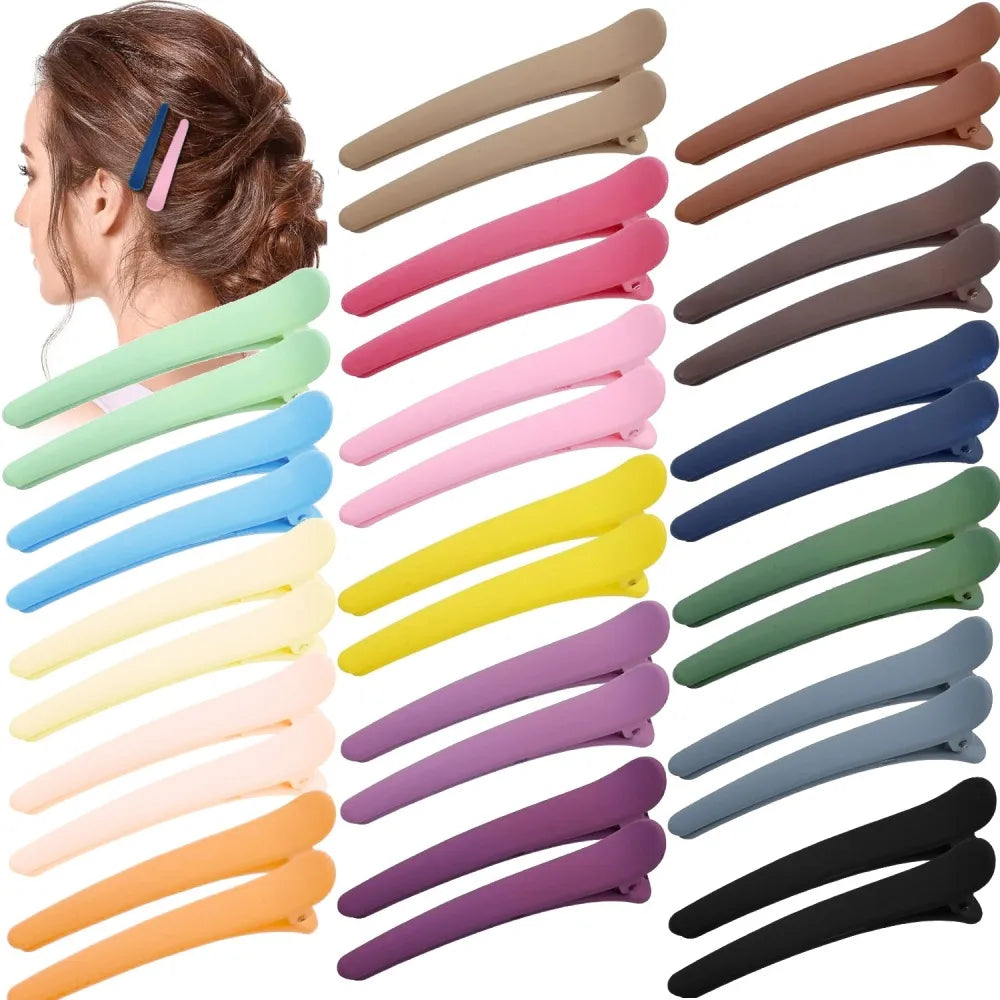 Women'S Basic Simple Style Solid Color Plastic Hair Clip