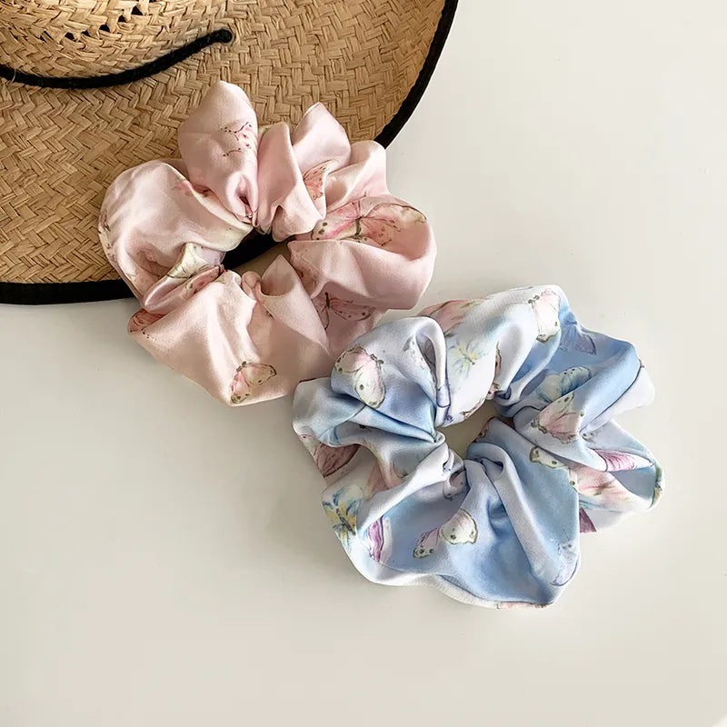 Women'S Basic Vacation Simple Style Butterfly Satin Hair Tie