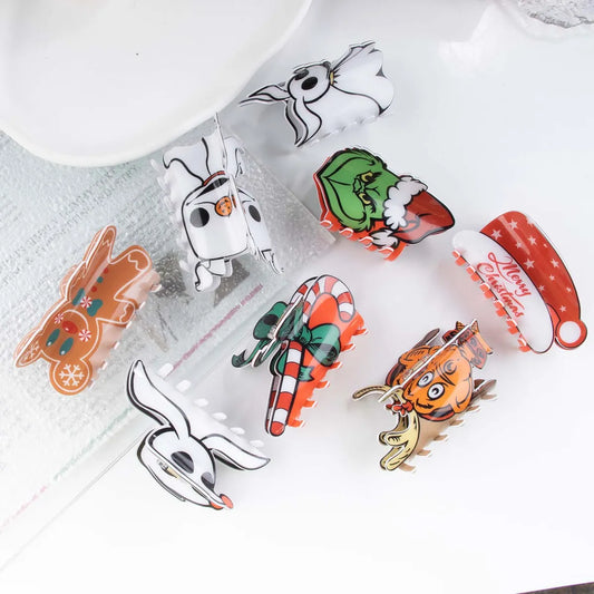 Women'S Cartoon Style Animal Christmas Hat Gingerbread PVC Hair Claws