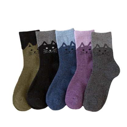 Women'S Cartoon Style Animal Color Block Cotton Blend Polyester Crew Socks 1 Pair