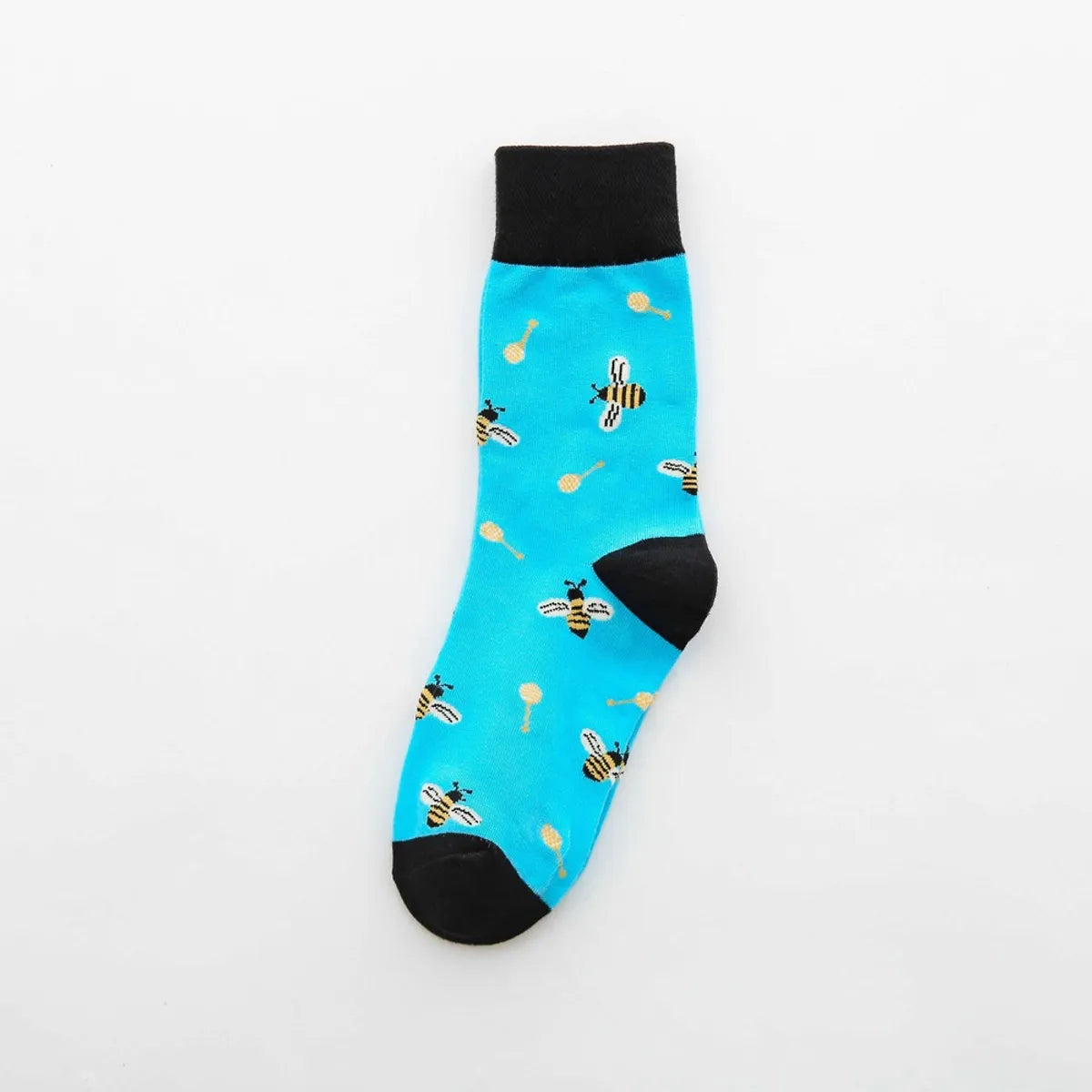 Women'S Cartoon Style Animal Fruit Cotton Crew Socks A Pair