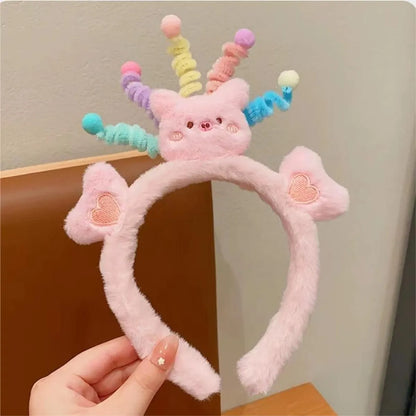 Women'S Cartoon Style Cartoon Flower Cloth Handmade Hair Band