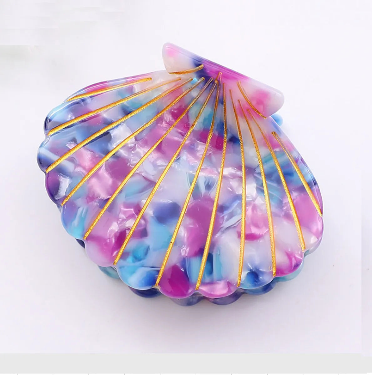 Women'S Casual Beach Shell Acetic Acid Sheets Handmade Hair Claws