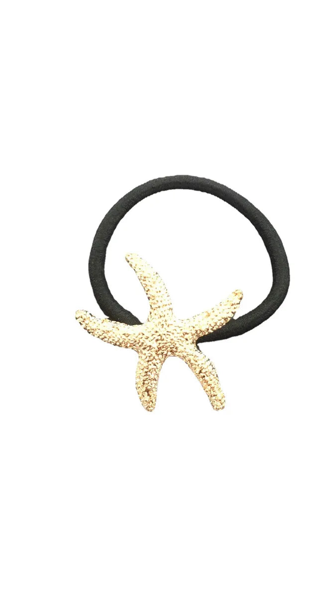 Women'S Casual Beach Simple Style Starfish Alloy Plating Hair Tie