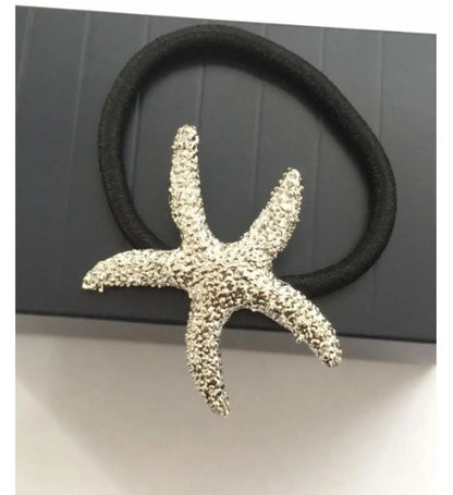 Women'S Casual Beach Simple Style Starfish Alloy Plating Hair Tie