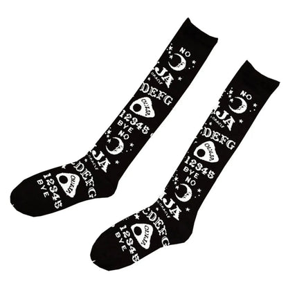 Women'S Casual Cartoon Letter Cotton Blending Crew Socks A Pair