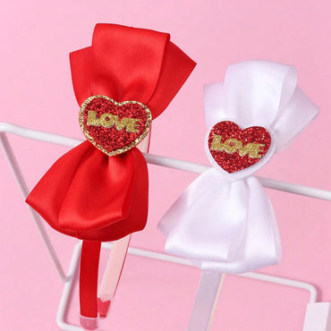 Women'S Casual Cute Simple Style Heart Shape Plastic Gauze Party Headpieces