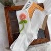 Women'S Casual Flower Cotton Ankle Socks A Pair