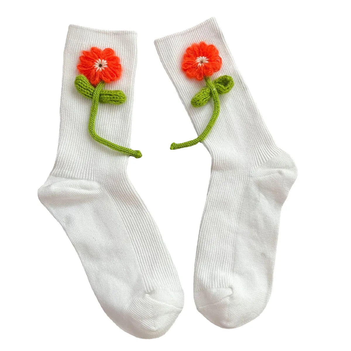 Women'S Casual Flower Cotton Ankle Socks A Pair