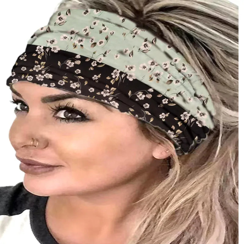 Women'S Casual Flower Polyester Hair Band