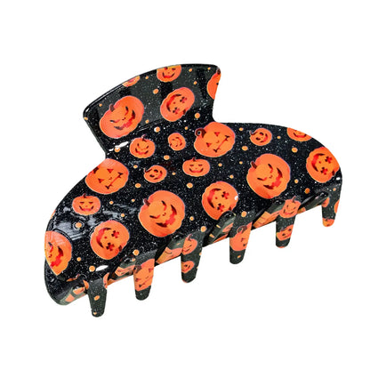 Women'S Casual IG Style Pumpkin Spider Ghost Arylic Hair Claws