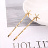 Women'S Casual Marine Style Star Shell Alloy Enamel Hair Clip