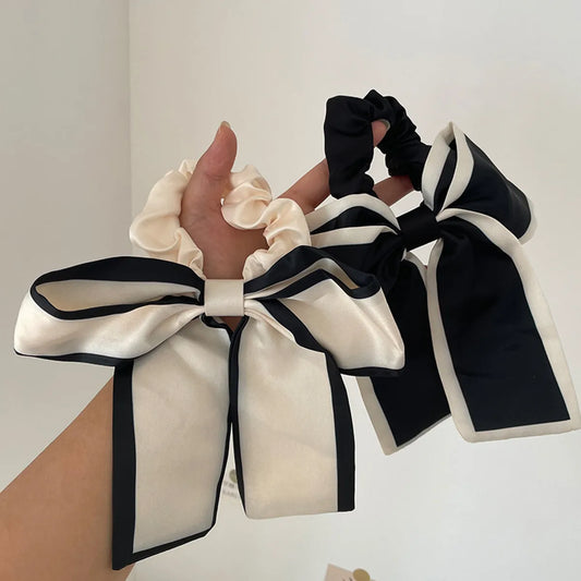 Women'S Casual Simple Style Bow Knot Cloth Hair Tie