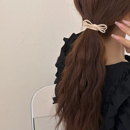 Women'S Casual Simple Style Bow Knot Cloth Hair Tie