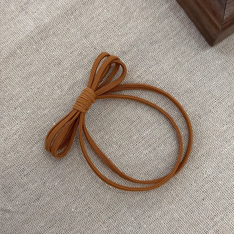 Women'S Casual Simple Style Bow Knot Cloth Hair Tie