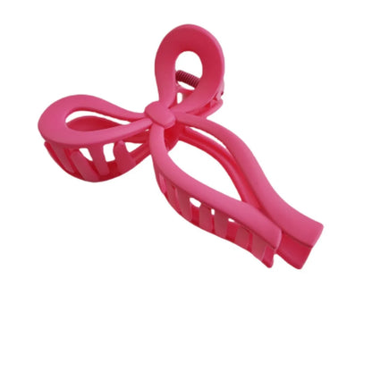 Women'S Casual Simple Style Bow Knot Plastic Hair Claws