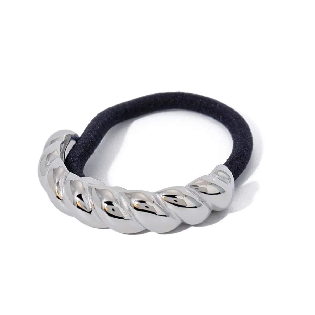 Women'S Casual Simple Style Classic Style Solid Color 304 Stainless Steel Hair Tie