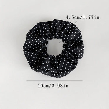 Women'S Casual Simple Style Ditsy Floral Polka Dots Cloth Hair Tie