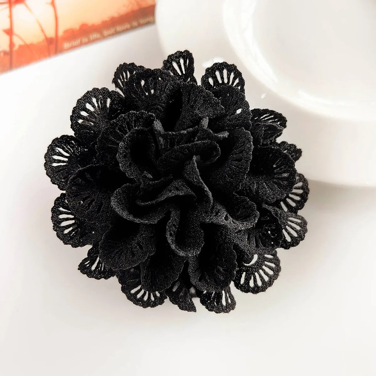 Women'S Casual Simple Style Flower Cloth Hair Claws