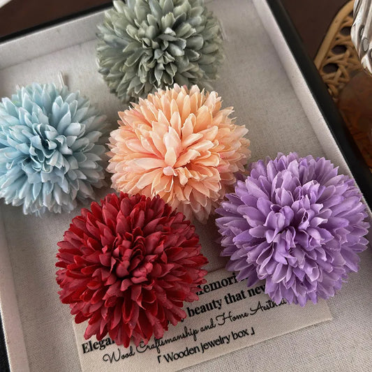 Women'S Casual Simple Style Flower Cloth Hair Clip