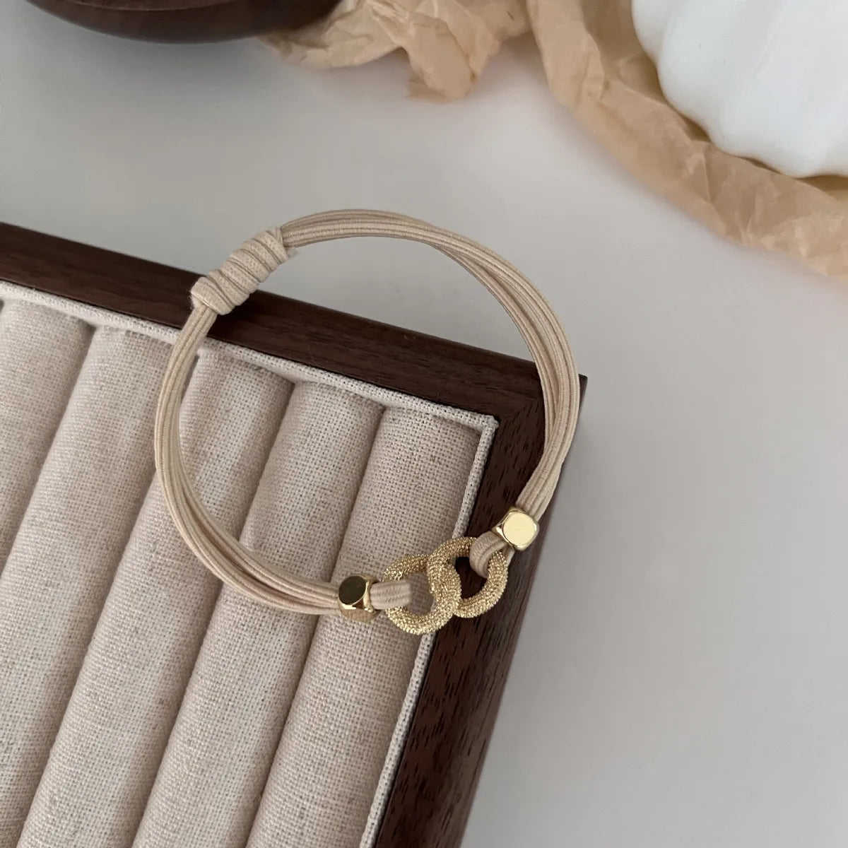 Women'S Casual Simple Style Geometric Rubber Band Hair Tie