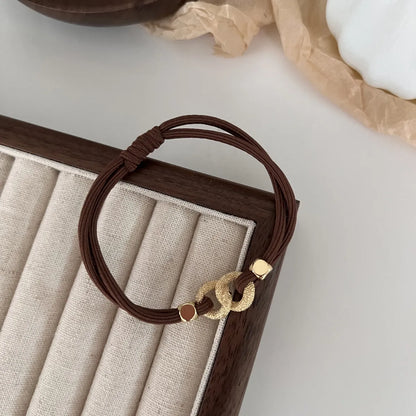 Women'S Casual Simple Style Geometric Rubber Band Hair Tie